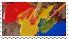 primary colored paint 2